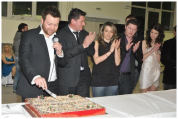   Κοπή της Βασιλόπιτας απ' τον πρόεδρο,2011 