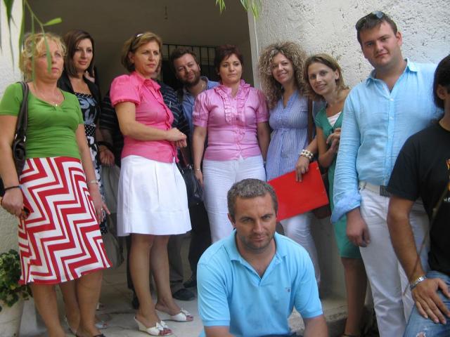 Αγ.Σαράντα 2010-Εκστρατεία Ενίσχυσης  Ελληνικών Σχολείων Β/Η- Θ.Καλυβιώτης-Ε. Δήμου- Σ.Γιωργάκης-Α.Φάνης